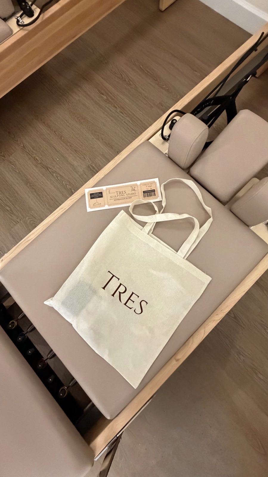 TRES Sculpting Studio tote bag